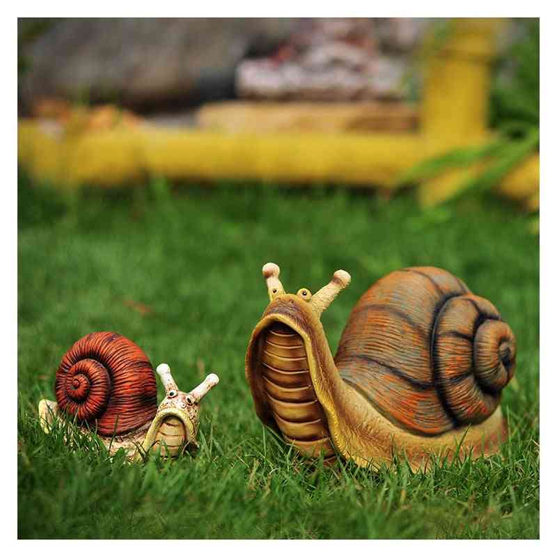 Resin Snail Statue, Outdoor Garden, Store Bonsai, Decorative Animal Sculpture