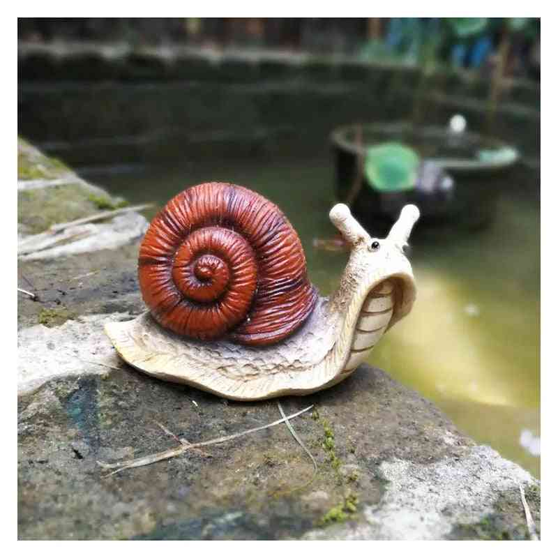 Resin Snail Statue, Outdoor Garden, Store Bonsai, Decorative Animal Sculpture