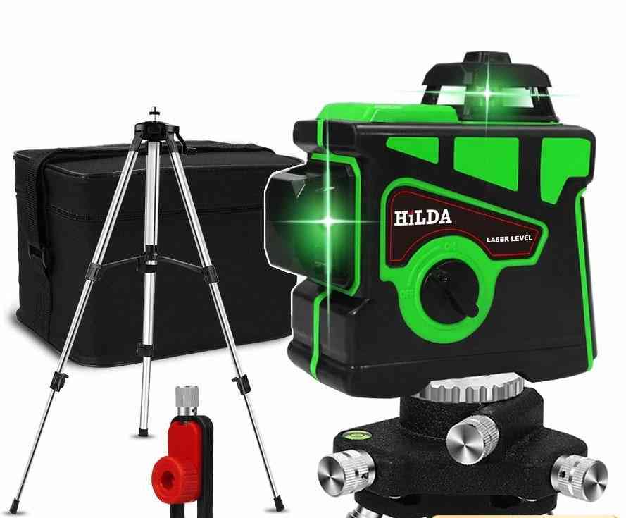 3d Self-leveling 360 Horizontal And Vertical Cross Super Powerful Laser Beam Line On Alitools