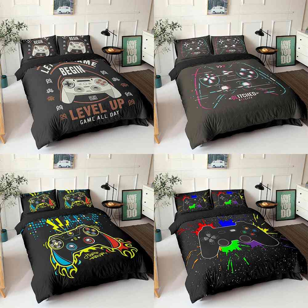 Gamepad Bedding Set, Comforter Bed Cover