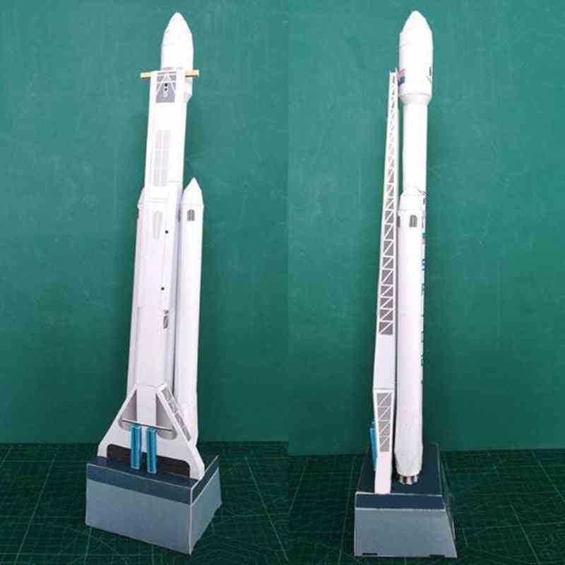 1:160 Space X Falcon Heavy Rocket- 3d Paper Model