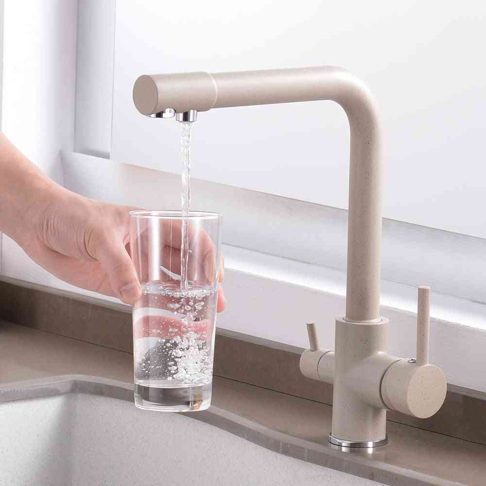 Purifier Faucet Dual Sprayer Drinking Filtered Water Tap