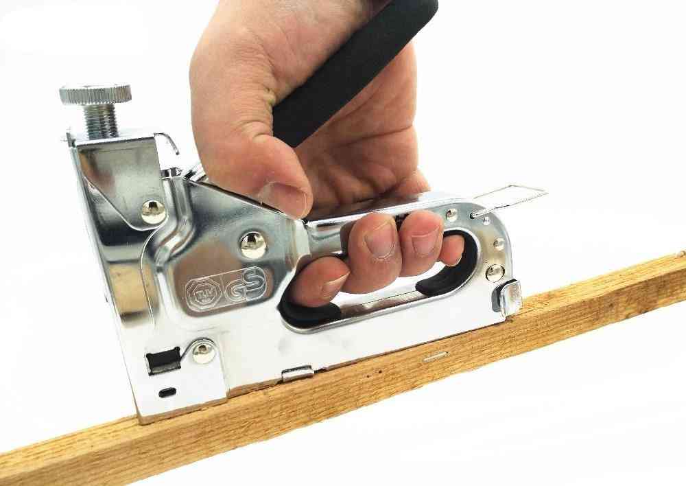 3-way Manual Hand Nail Gun, Furniture Stapler, Tacker Tools
