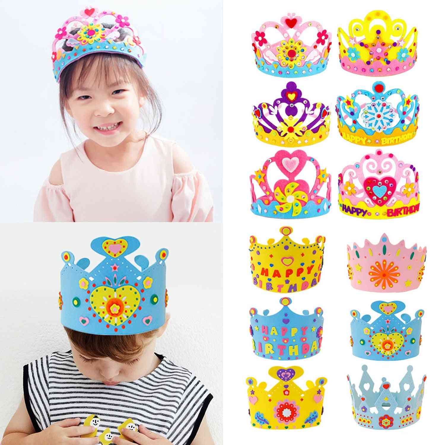 Handmade Crown, Birthday Tiaras Hat, Crafts