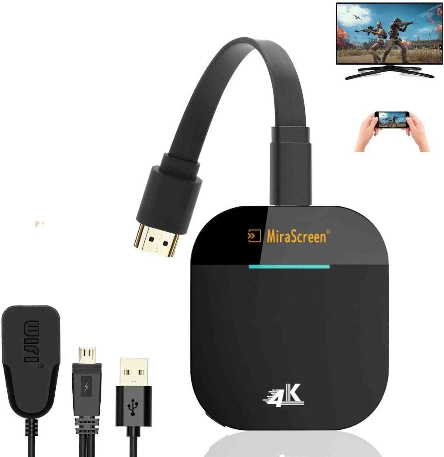 Wireless Hdmi, Dongle Tv Stick Miracast, Airplay Receiver, Mirror Screen