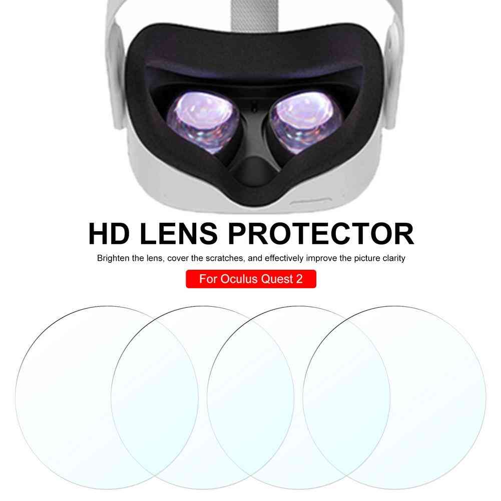 Protector de lente vr, película para oculus quest, gafas tpu película suave, protector