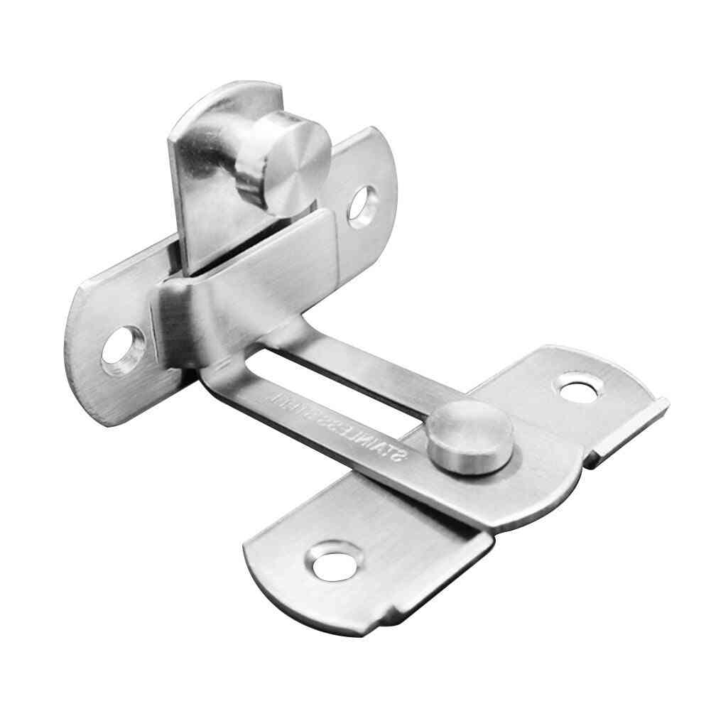 неръждаема стомана закопчалка с бутон за издърпване на ключалката за ключалка за сигурност на вратата