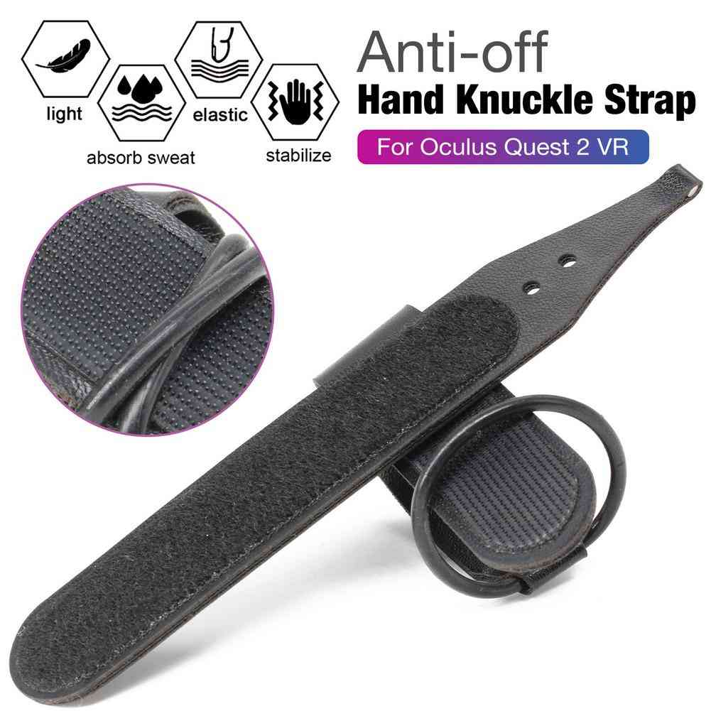 Anti-off Hand Knuckle Strap Set For Oculus Quest, Vr Glasses Sweat-proof, Washable