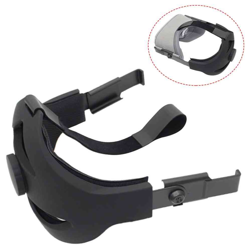Cómoda correa ajustable para la cabeza para oculus quest, auriculares vr, almohadilla de espuma, sin accesorios para aliviar la presión