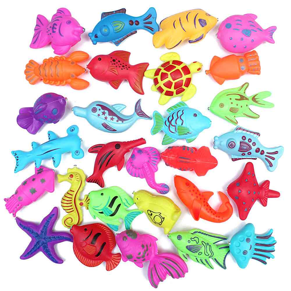 5pc Magnetic Floating Plastic Fishing Toy