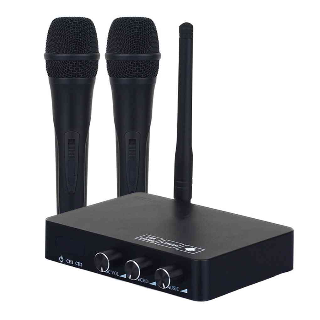 K2 Wireless Echo System Handheld Singing Machine Box Microphone Karaoke Player