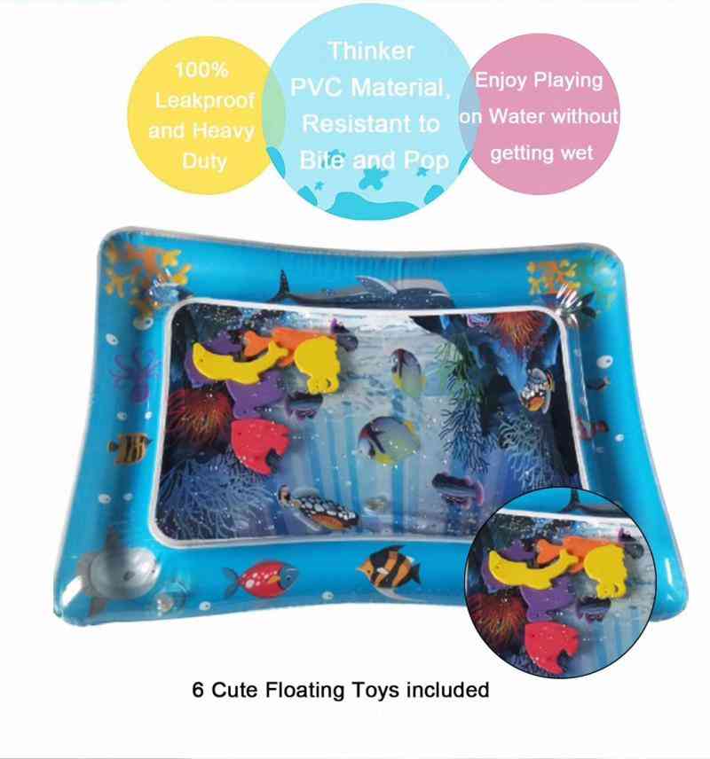 Pvc Fun Activity- Water Play Mat, Tummy Time