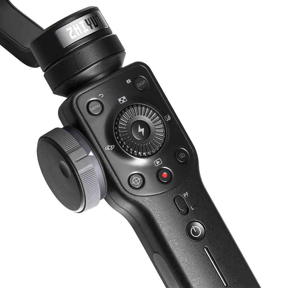 Soepele 4 3-assige, handheld gimbal-stabilisator, focus pull & zoom