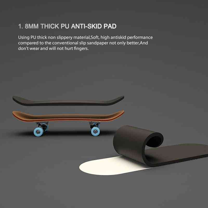 Finger Skateboard With Bearings, Wooden Fingerboard Toy, Professional Stents, Novelty