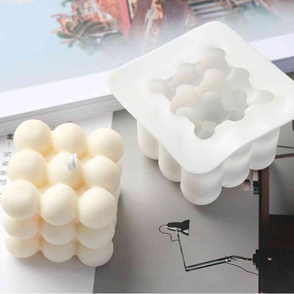 3d Hand-made Soy Shaped Aromatherapy Plaster Diy Silicone Candle Moulds