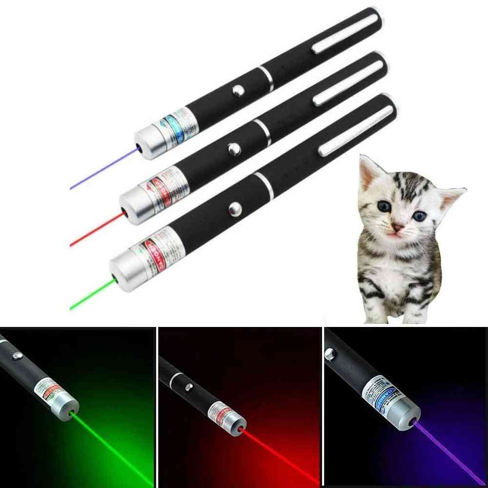 5mw Led Laser Pet Cat Toy Dot Light Sight 530nm 405nm 650nm Interactive Pen Pointer