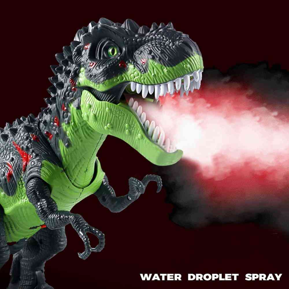 Spray dinosaur robot modell dyr, walking rc