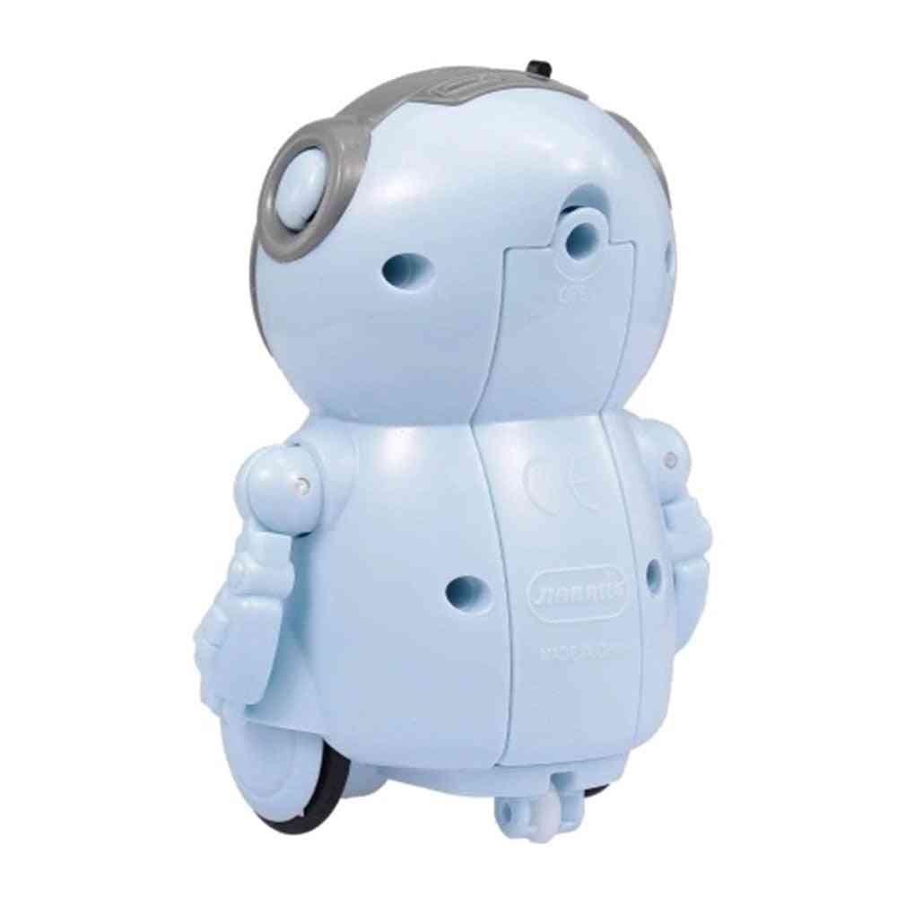 Mini Pocket Robot, Walk Music Dance, Light Voice Recognition Repeat, Smart Kids Toy