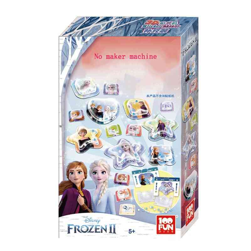 Disney Frozen 2 Mädchen 3D Maker Machine Magic Sticker Set