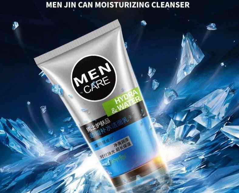Men's Acne Matte Volcanic Mud Hydra Water Foam Wash Facial Cleanser
