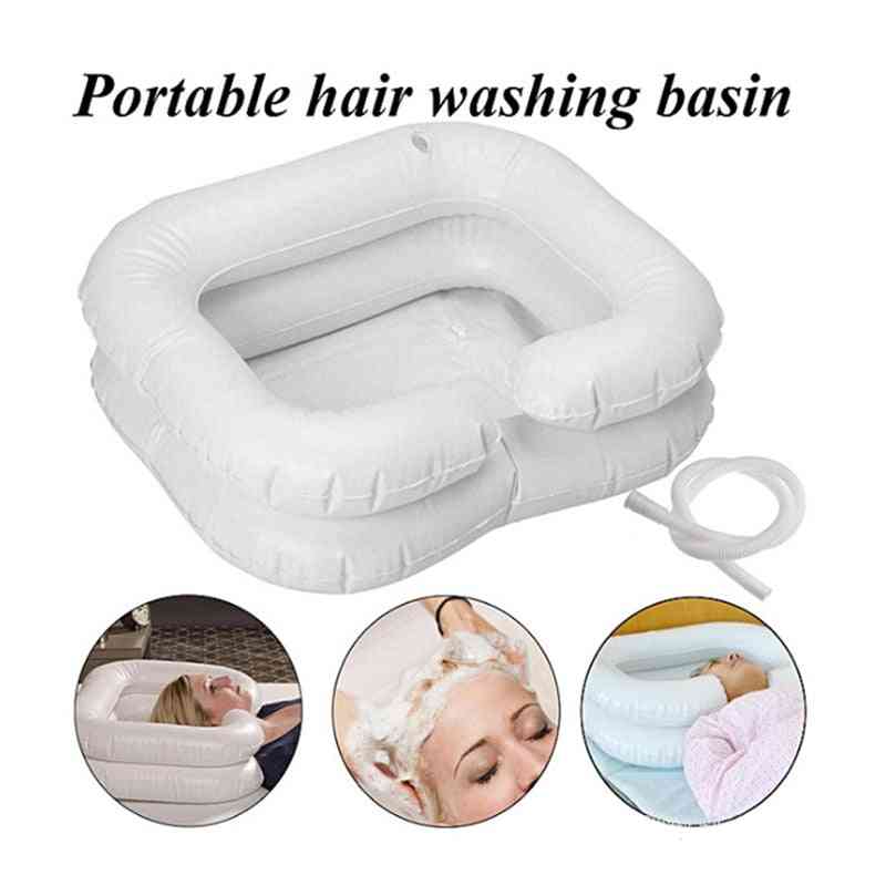 Prenosni- napihljivi umivalnik za napihljive lase