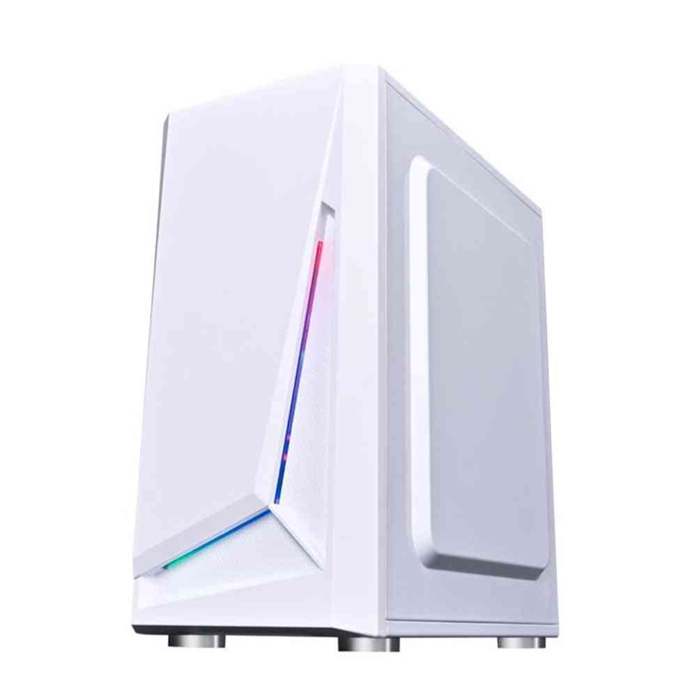Pc Gaming Case -tempered Glass Panel  I / O Usb3.0 Integrated Rgb Lighting