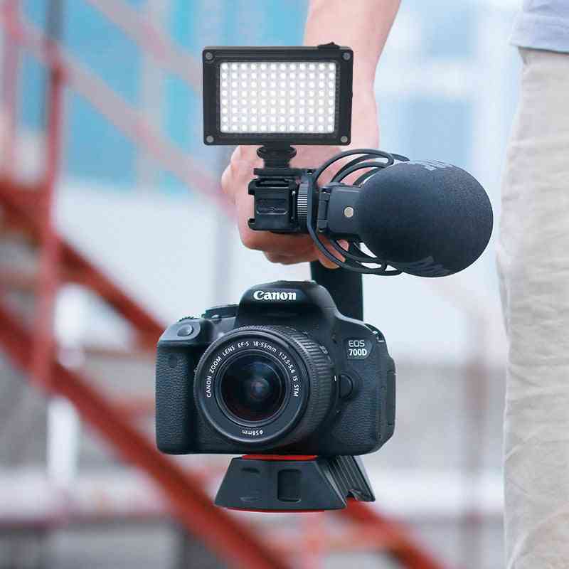 Mini lampe vidéo led sur caméra, éclairage de studio photo
