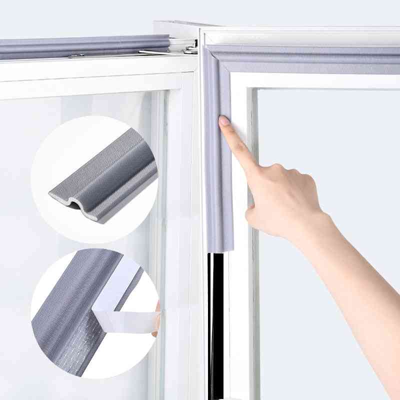 Self Window Seal Strip Soundproof & Windproof Nylon Cloth Foam Door Rubber