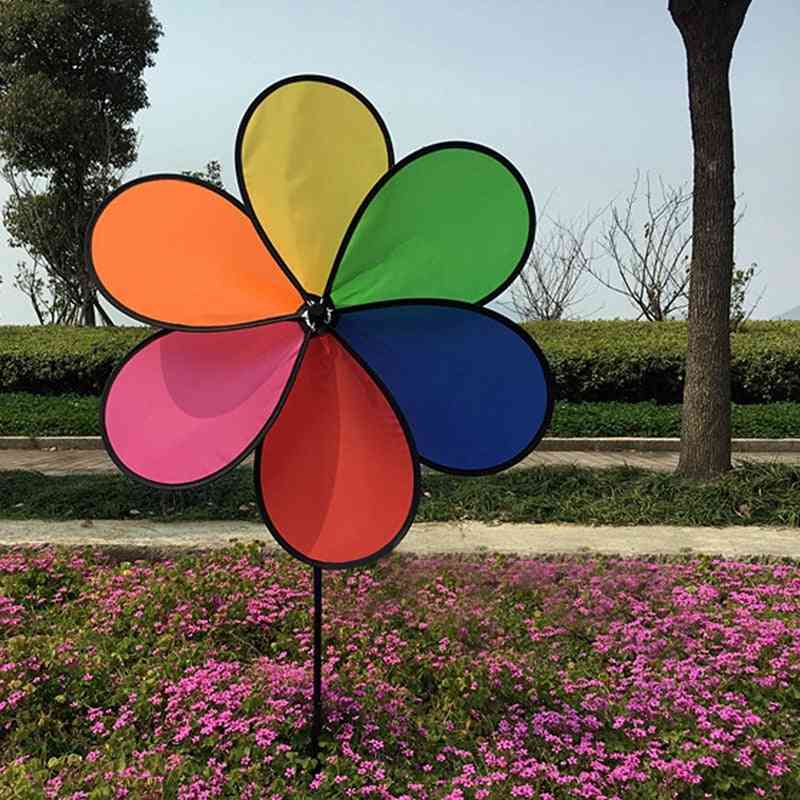 Rainbow Flower Wheel Spinner
