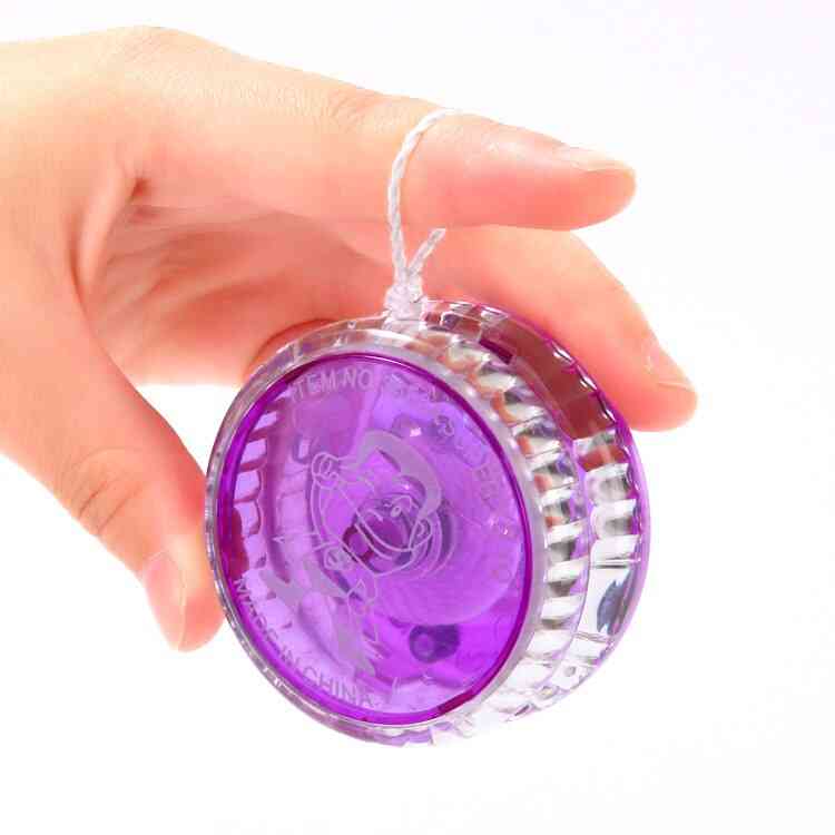 Aliaj de plastic - yo-yo luminos, jucărie cu led strălucitor (1tm led 1tz led 1hj)