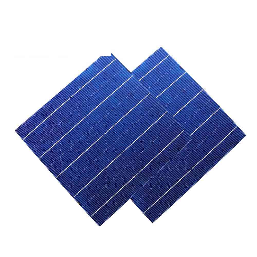 Diy Solar Panel Poly Crystalline Silicon Cell Charge Battery Outdoor Led Light