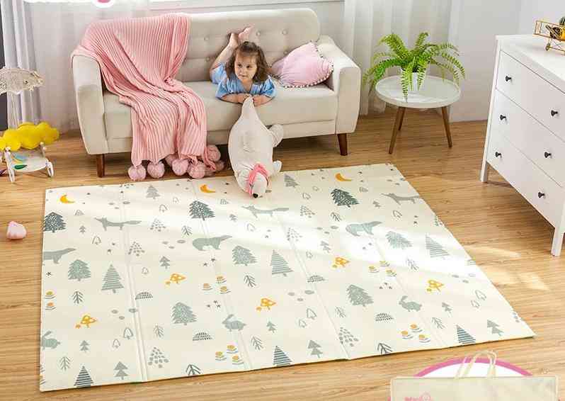 Infant Shining, Baby Play Mat, Waterproof Puzzle Pattern