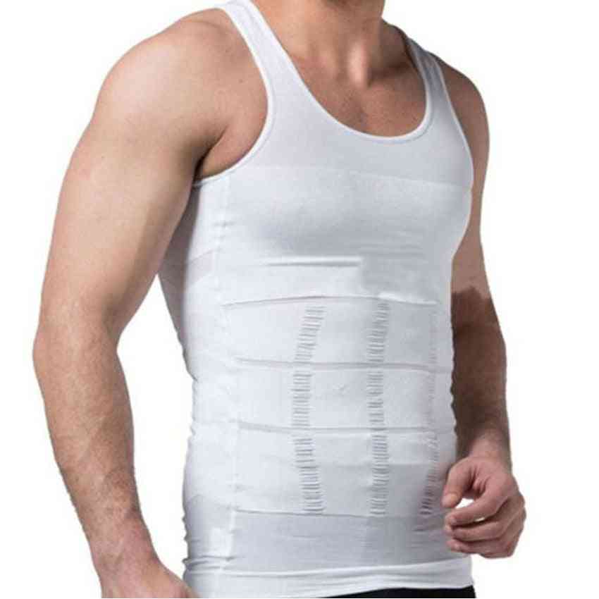 Men Bodybuilding Tank Tops, Fitness Shirt Vest Body Shaper