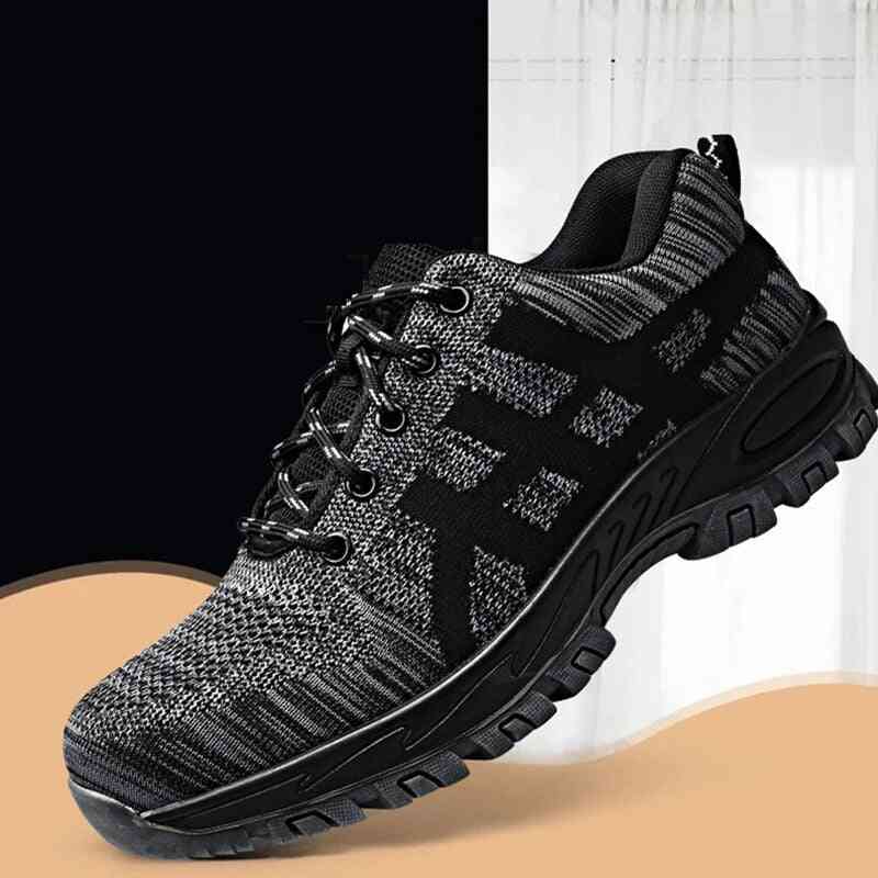 Pantofi indestructibil pentru bărbați cu vârf de oțel cizme de siguranță la locul de muncă