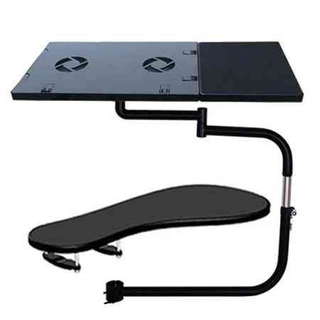 Full Motion Chair Clamping Keyboard Support Laptop Holder