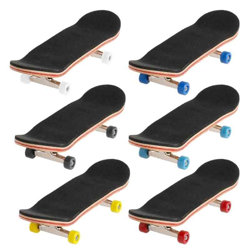 Wooden Fingerboard Skateboard, Deck Sport Game Toy