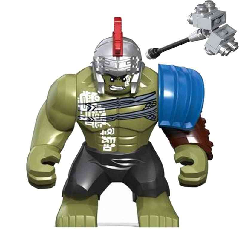 8.5cm Hulk Big Size Thor Ragnarok Figure Blocks Construction Building Bricks For