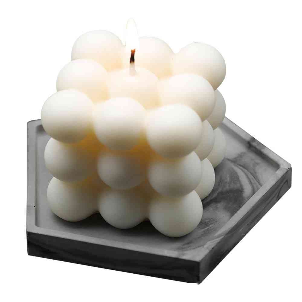 Diy Silicone Candle Moulds 3d Hand-made Soys Shaped Aromatherapy Plaster For Home Decoration Supplies
