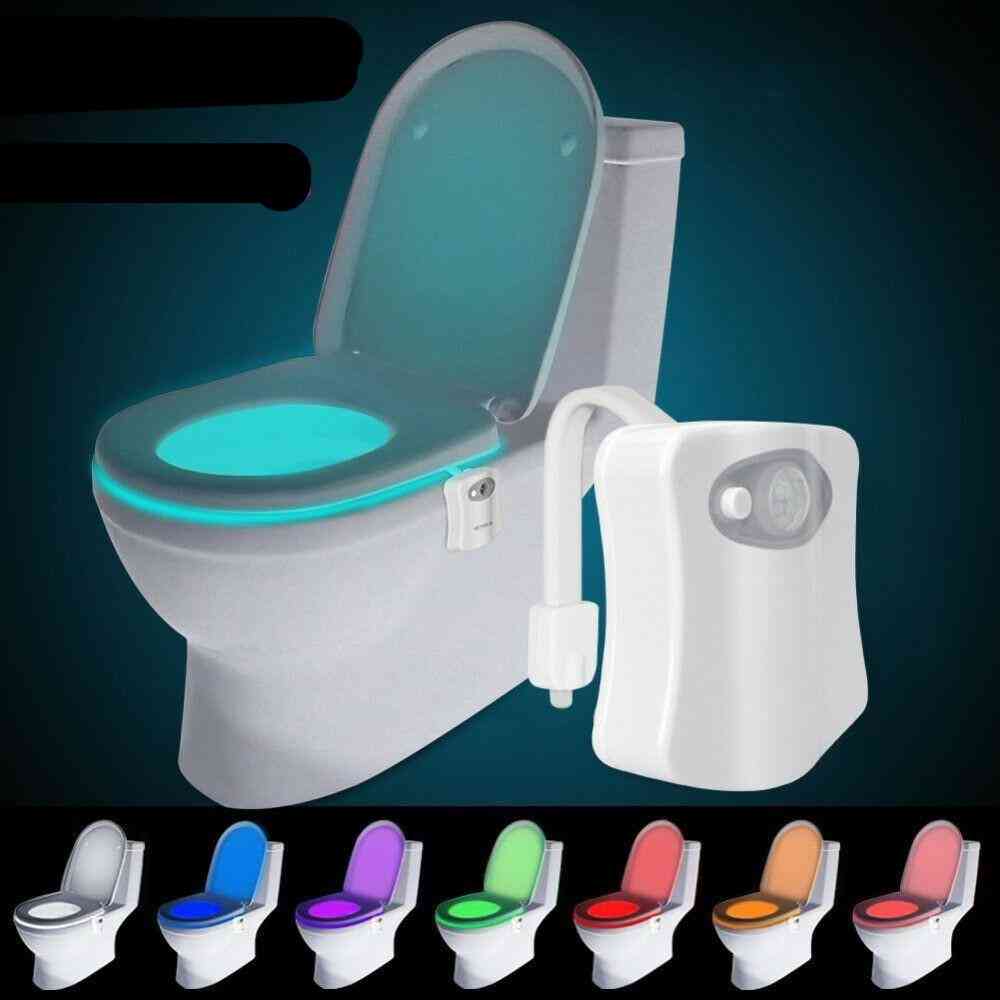 Smart Badezimmer Toilette Nachtlicht LED Körper aktiviert Ein / Aus Sitzsensor