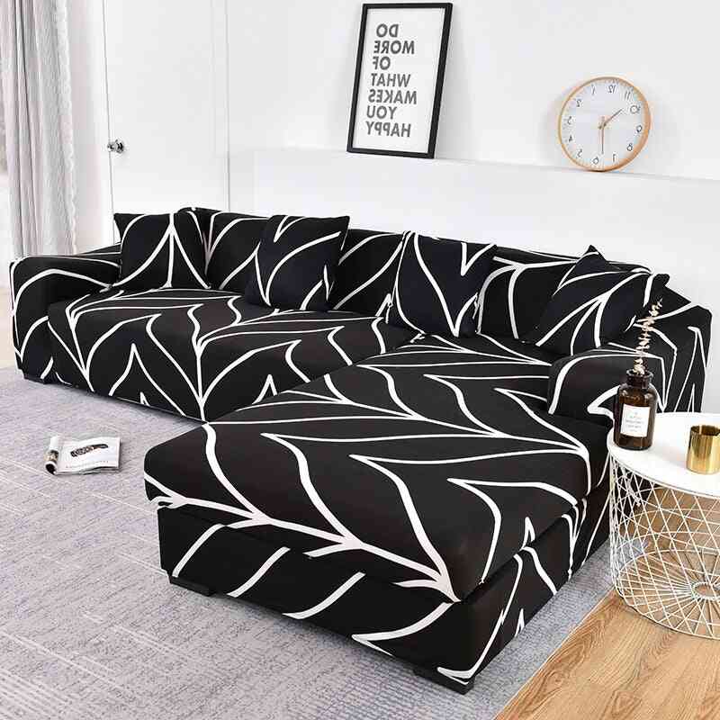 Sofa Cover- Elastic Couch, Sectional Chair Cover, Corner L-shape Set-4