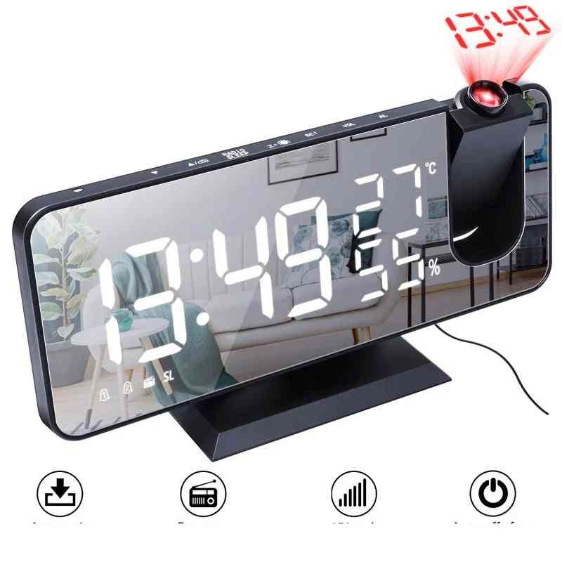 Multifunction Bedside Time Display Radio With Temperature