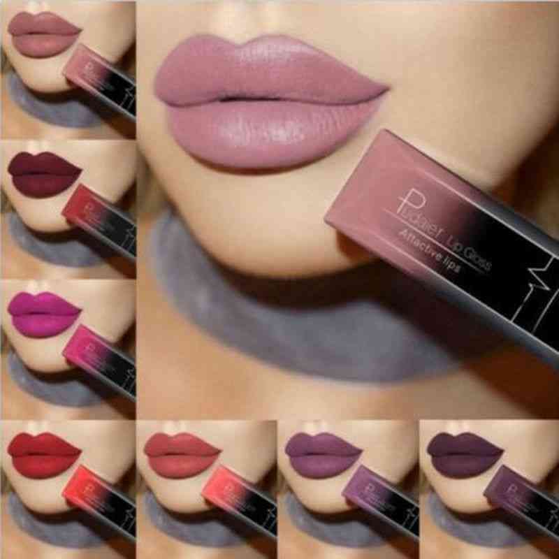 Waterproof- Long Lasting Lip Gloss Matte, Liquid Lipstick