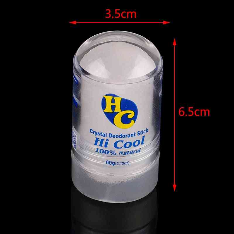 Alum stick antiperspirant, kristalni deodorant, odstranjevanje pazduh in moški