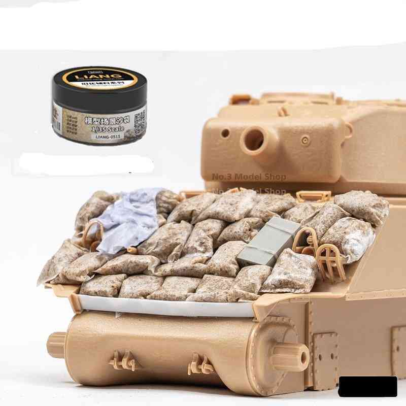 Military Model Scenes Sandbags Weathering Effect Sand