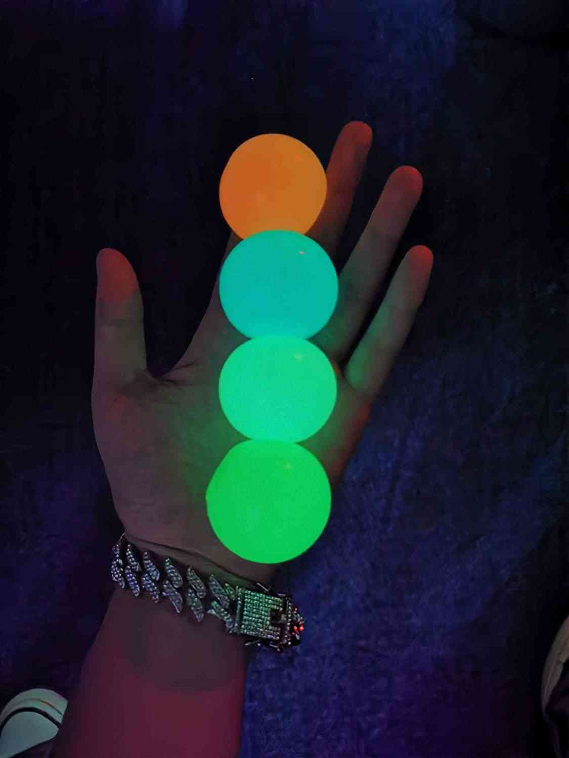 Stick Wall Ball Glowing Fidget Toy