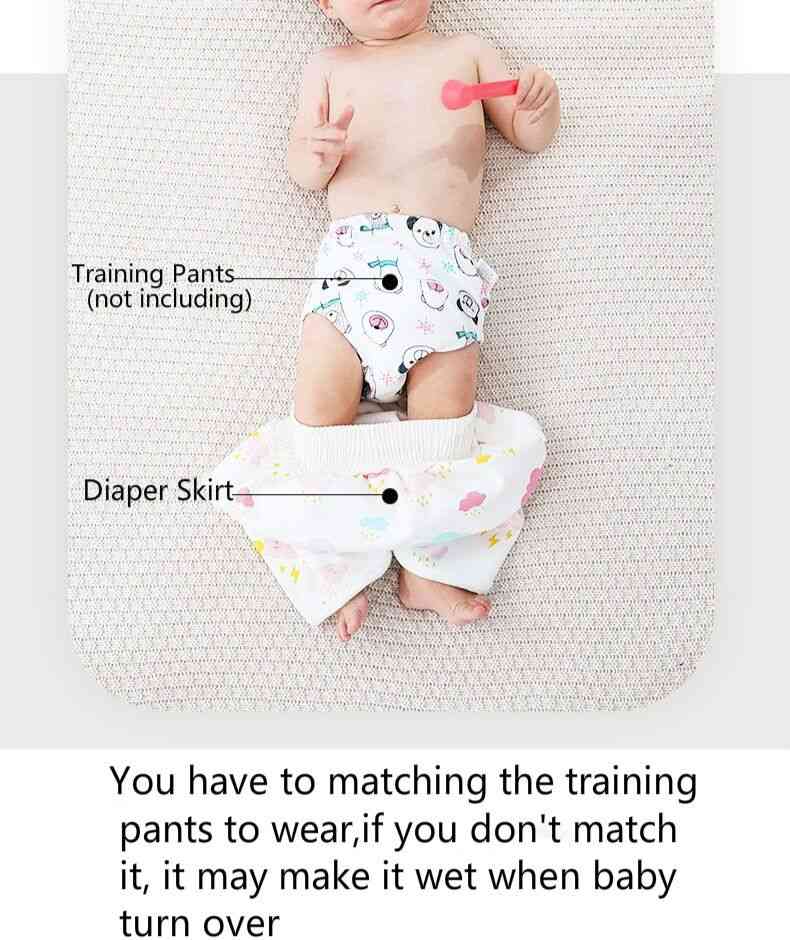 Kannettavat taitettavat vaihtuvat alusvaatteet, vaippahame vauvalle