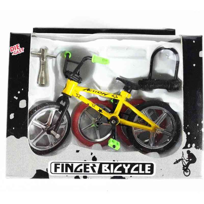 Mini giocattolo modello di bicicletta da dito