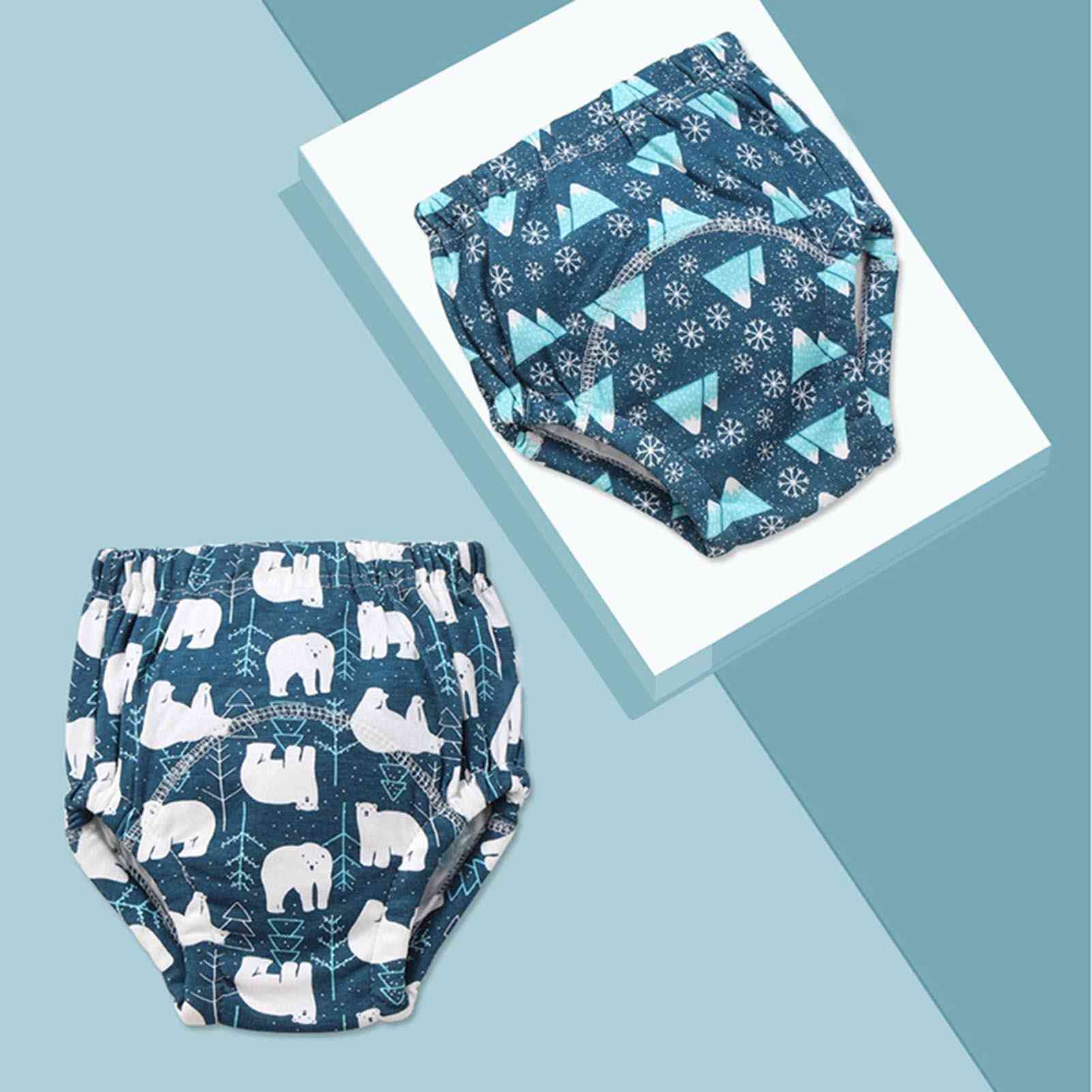 Baby Cotton Training Pants Diapers Reusable Cloth Diaper Nappies
