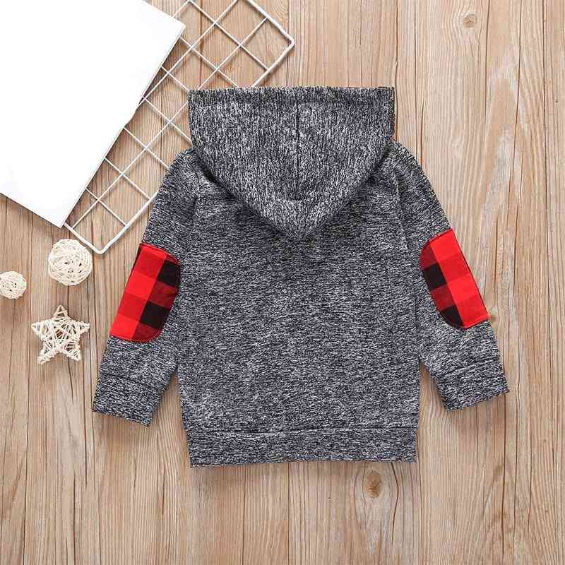 Casual Coat Hooded, Zipper Sweatershirt Baby Jacket