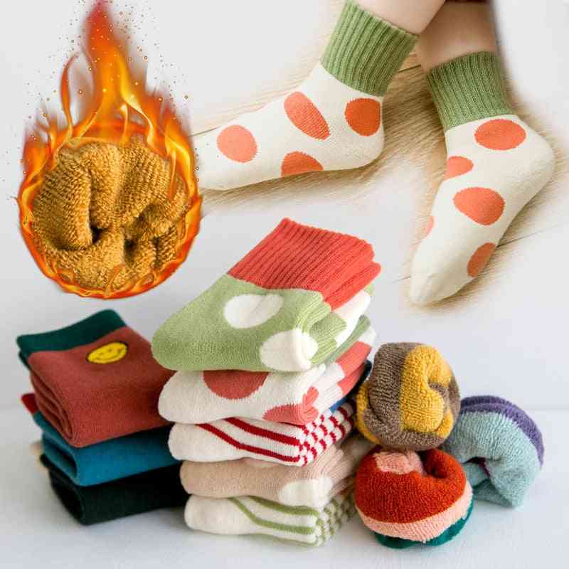 Boys Winter Short Warm Woolen Thermal Socks